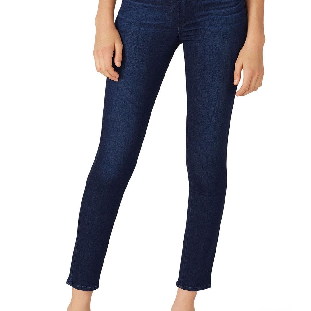 PAIGE Womens Size 26 Hoxton Ankle High Rise Skinny Blue Jean